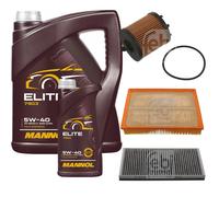 FEBI BILSTEIN Controllo Set 6L MANNOL Elite 5W-40 Per Opel Vectra C CC