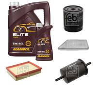 FEBI BILSTEIN Controllo Set 6L MANNOL Elite 5W-40 Per Peugeot 206 Schrägheck