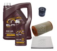 FEBI BILSTEIN Controllo Set 6L MANNOL Elite 5W-40 Per Peugeot Boxer Kasten