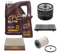 FEBI BILSTEIN Controllo Set 6L MANNOL Elite 5W-40 Per Renault Espace IV