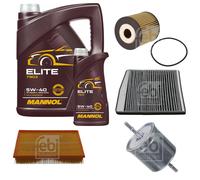 FEBI BILSTEIN Controllo Set 6L MANNOL Elite 5W-40 Per Volvo S60 I 384 2.0 T