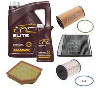 FEBI BILSTEIN Controllo Set 6L MANNOL Elite 5W-40 Per Volvo V70 II SW 2.4 D5