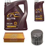 Febi BILSTEIN Controllo Set 6L mannol Elite 5W-40 per VW Golf Sportsvan AM1