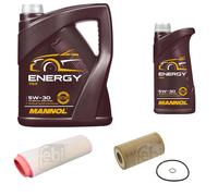 Febi BILSTEIN Controllo Set 6L mannol Energia 5W-30 per BMW 3er Tour