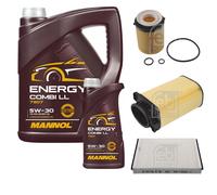 FEBI BILSTEIN Controllo set 6L MANNOL Energia Combi LL 5W-30 per Mercedes