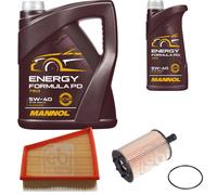 FEBI BILSTEIN Controllo set 6L MANNOL Energia Formula PD 5W-40 per VW Polo