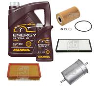 Febi BILSTEIN Controllo Set 6L mannol Energia Ultra JP 5W-20 per BMW 5er