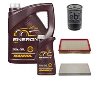 FEBI BILSTEIN Controllo Set 6L MANNOL Energy 5W-30 per Audi 100 2.3 E 2.0 A6