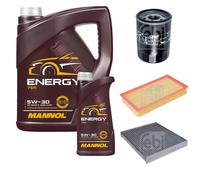 FEBI BILSTEIN Controllo Set 6L MANNOL Energy 5W-30 Per Jaguar XF _J05_ CC9