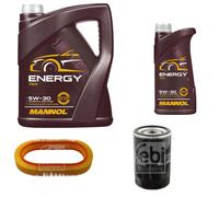 FEBI BILSTEIN Controllo Set 6L MANNOL Energy 5W-30 Per Mercedes-Benz Saloon
