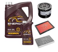 FEBI BILSTEIN Controllo Set 6L MANNOL Energy 5W-30 Per Nissan Juke F15 1.6