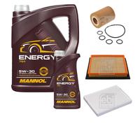 FEBI BILSTEIN Controllo Set 6L MANNOL Energy 5W-30 Per Opel Astra H Caravan