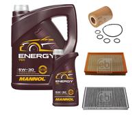 FEBI BILSTEIN Controllo Set 6L MANNOL Energy 5W-30 Per Opel Astra H Caravan