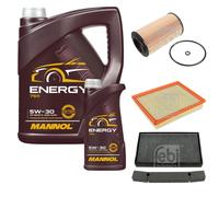 FEBI BILSTEIN Controllo Set 6L MANNOL Energy 5W-30 Per Saab 9-5 Kombi YS3E