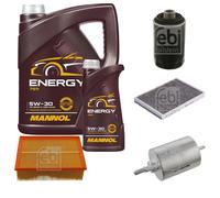 FEBI BILSTEIN Controllo Set 6L MANNOL Energy 5W-30 Per Seat Exeo ST 3R5 1.8