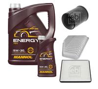 FEBI BILSTEIN Controllo Set 6L MANNOL Energy 5W-30 per Toyota RAV 4 III 2.0
