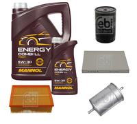 Febi BILSTEIN Controllo Set 6L mannol Energy Combi Ll 5W-30 per Audi A4 8D2