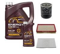 FEBI BILSTEIN Controllo Set 6L MANNOL Energy Combi LL 5W-30 Per Audi A6 4A