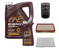 FEBI BILSTEIN Controllo Set 6L MANNOL Energy Combi LL 5W-30 Per Audi A6 4A