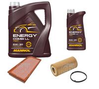 FEBI BILSTEIN Controllo Set 6L MANNOL Energy Combi LL 5W-30 Per Audi TT 8J3