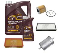 Febi BILSTEIN Controllo Set 6L mannol Energy Combi Ll 5W-30 per BMW 5er E34