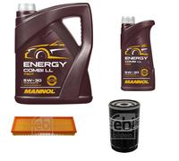 FEBI BILSTEIN Controllo Set 6L MANNOL Energy Combi LL 5W-30 Per Ford Mondeo