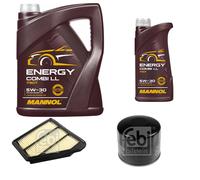 FEBI BILSTEIN Controllo Set 6L MANNOL Energy Combi LL 5W-30 Per Honda Civic