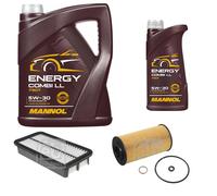 FEBI BILSTEIN Controllo Set 6L MANNOL Energy Combi LL 5W-30 Per Hyundai Getz