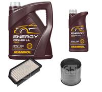 FEBI BILSTEIN Controllo Set 6L MANNOL Energy Combi LL 5W-30 Per Hyundai IX20