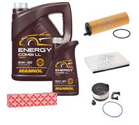 FEBI BILSTEIN Controllo Set 6L MANNOL Energy Combi LL 5W-30 Per Mercedes