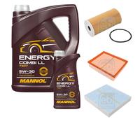 FEBI BILSTEIN Controllo Set 6L MANNOL Energy Combi LL 5W-30 Per Nissan NP300