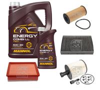 FEBI BILSTEIN Controllo Set 6L MANNOL Energy Combi LL 5W-30 Per Nissan NV300