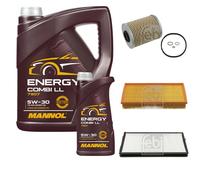 Febi BILSTEIN Controllo Set 6L mannol Energy Combi Ll 5W-30 per Scarico BMW 5er
