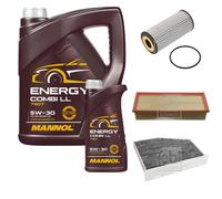 FEBI BILSTEIN Controllo Set 6L MANNOL Energy Combi LL 5W-30 Per VW Beetle