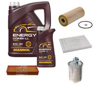 FEBI BILSTEIN Controllo Set 6L MANNOL Energy Combi LL 5W-30 Per VW Caddy II