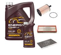 FEBI BILSTEIN Controllo set 6L MANNOL Energy Combi LL 5W-30 per VW Golf IV