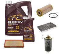 FEBI BILSTEIN Controllo set 6L MANNOL Energy Combi LL 5W-30 per VW Golf IV