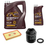 FEBI BILSTEIN Controllo set 6L MANNOL Energy Combi LL 5W-30 per VW Golf V
