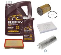 FEBI BILSTEIN Controllo Set 6L MANNOL Energy Combi LL 5W-30 Per VW Multivan