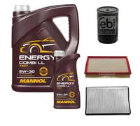 FEBI BILSTEIN Controllo Set 6L MANNOL Energy Combi LL 5W-30 Per VW Passat
