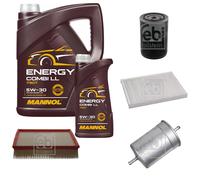 FEBI BILSTEIN Controllo Set 6L MANNOL Energy Combi LL 5W-30 Per VW Passat