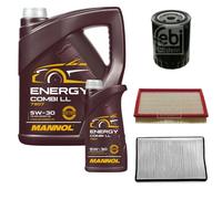 FEBI BILSTEIN Controllo Set 6L MANNOL Energy Combi LL 5W-30 Per VW Passat