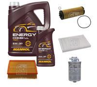 FEBI BILSTEIN Controllo Set 6L MANNOL Energy Combi LL 5W-30 Per VW Passat