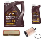 FEBI BILSTEIN Controllo Set 6L MANNOL Energy Combi LL 5W-30 Per VW Tiguan