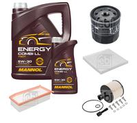 Febi BILSTEIN Controllo Set 6L mannol Energy Combi Metallo 5W-30 per Dacia