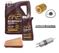 FEBI BILSTEIN Controllo set 6L MANNOL Energy Comby LL 5W-30 per BMW X1 E84