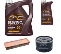 FEBI BILSTEIN Controllo Set 6L MANNOL Energy Formula PD 5W-40 Per Dacia