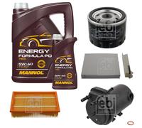 FEBI BILSTEIN Controllo Set 6L MANNOL Energy Formula PD 5W-40 Per Nissan