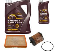 FEBI BILSTEIN Controllo Set 6L MANNOL Energy Formula PD 5W-40 Per Opel