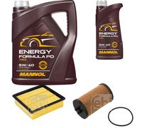 FEBI BILSTEIN Controllo Set 6L MANNOL Energy Formula PD 5W-40 Per Opel Corsa
